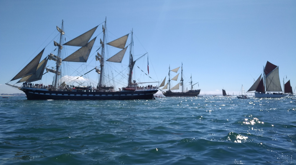Le Festival Interceltique de Lorient à la voile